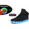 Svietiace topánky - Sneakers čierne