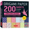 Origami Paper 200 Sheets Origami Cranes 6 (15 CM) (Tuttle Studio)(List)