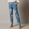 Chino nohavice s paisley potlačou modrosivá 038 Blancheporte