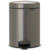 Pedálový odpadkový kôš NEWICON 5 l, platina, Brabantia