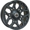 WOLFRACE Sahara hliníkové disky 8,5x18 5x108 ET45 Matt Black Black Rivets