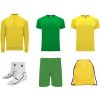 Tréningový box superfutbal spring, 6 kusový, žltá zelená farba Veľkosť: 2XS