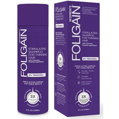 Foligain Triple Action šampón proti padaniu vlasov s 2% trioxidilom pre ženy 236 ml