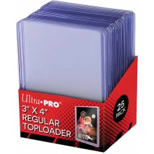 Ultra Pro Toploader 3x4 Thick Clear Regular Obaly 25 ks