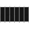 vidaXL 6-panelový paraván čierny 300x180 cm