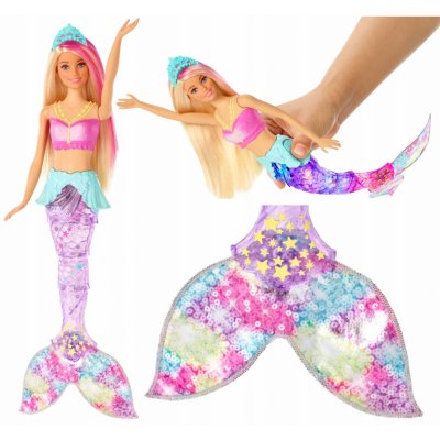 Barbie svietiace morská panna s pohyblivým chvostom Beloška od 17,19 € -  Heureka.sk