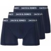Jack&Jones 3 Pack pánske boxerky JACANTHONY 12171944 Black
