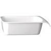 APS Obdĺžniková misa z bieleho melamínu GN 2/4 530x162x75 mm | APS, Cascade