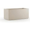 STEFANPLAST Kvetináč, vyvýšený záhon ETHICA 80x36x35cm krémovo biela