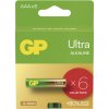 GP BATERIE GP Alkalická baterie ULTRA AAA (LR03)- 6ks 1013126000