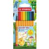 Liner STABILO point 88 Mini Animal Vibes (sada 8 ks)