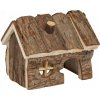 FLAMINGO domček HOUSE GRITTY WOOD S 14,5x11x11,5cm
