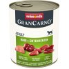 ANM ANIMONDA GranCarno Adult Beef and duck hearts - mokré krmivo pre psov - 400g