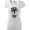 Narodeninový strom 50 - Dámske tričko Pure - XL ( Biela )