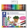 Permanentný popisovač, sada, obojstranný, 0,5/3,0 mm, STAEDTLER 