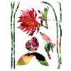 Samolepky na stenu kvety AGF00404 šířka 65 cm x vyška 85 cm