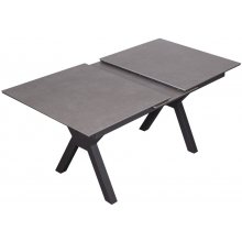 deVries Stôl HAMMOND Rozkladací LIGHT GREY - 160-210x90x75 cm