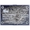PRYM Špendlíky, 0,60 x 30 mm, strieborné farby, 13 g, plastová krabička