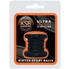 Kiotos KSB Silicone Cockring & Ball Stretcher Ultra Black