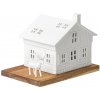 räder Porcelánový svietnik domček Ski Hut
