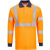 PORTWEST MODAFLAME FR76 / Nehorľavá reflexná polokošeľa, antistatická - HV oranžová M
