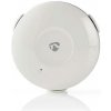 NEDIS Wi-Fi šikovný detektor úniku vody / napájanie z batérie / hlasitosť 50 dB / Android & iOS / biely