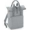 BagBase Batoh BG 118 s dvojitým držadlem, rolovací, 14l COT52011803999-light grey Šedá světlá UNI