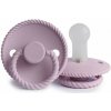 Frigg Okrúhly cumlík frigg rope soft lilac, 6-18m, silikón
