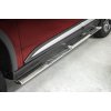 Steeler Nerezové oválne bočné rámy s plechovými stupňami MITSUBISHI OUTLANDER od 2015