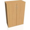 Policová skriňa Strong, 80x115,2x40 cm, buk/buk