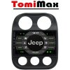 TomiMax Jeep Compass Android 13 autorádio s WIFI, GPS, USB, BT HW výbava: QLED 8 Core 8GB+256GB HIGH - iba displej A,C
