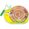 Viga Toys Viga Magnetický labyrint Drevená hra Slimák