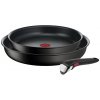 Tefal Sada panvíc INGENIO ECO RESIST L3979102, sada 3 ks, čierna, hliník