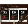 Lindt Excellence Horká čokoláda 70% kakaa 100 g + Horká čokoláda 85% kakaa 100 g + Horká čokoláda 90% kakaa 100 g set