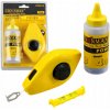 CROWNMAN Značkovacia šnúra, značkovacia čiara + vodováha + prášok - SET