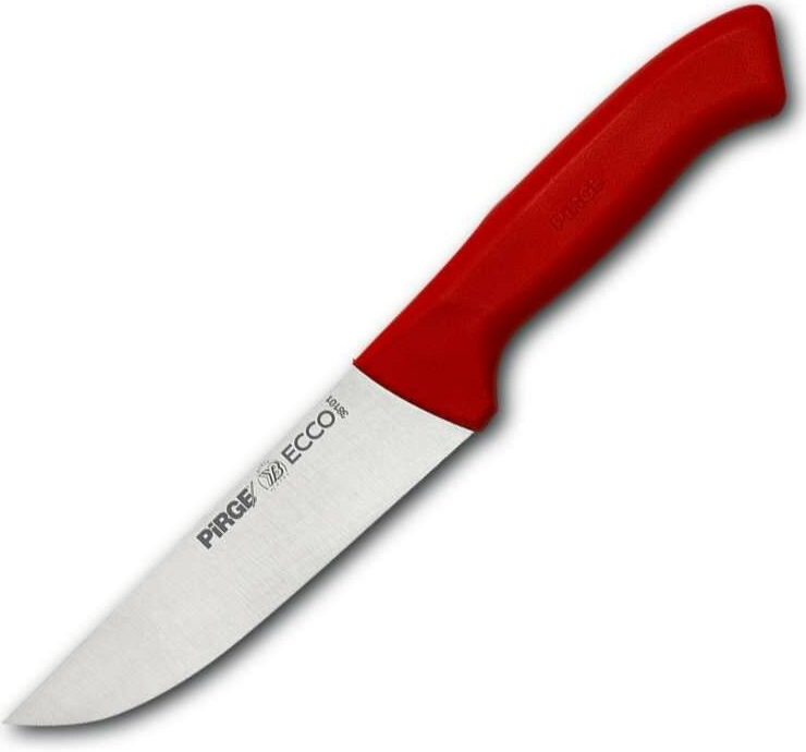 Pirge nôž mäsiarsky No.1 14 cm červený ECCO