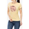Dámske tričko Fjallraven Arctic Fox Print T-shirt - mais yellow