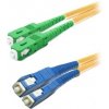 XtendLan FO patch SC/APC-SC 0,5m 9/125 duplex, G.652d, LS0H