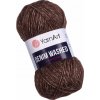 Yarn Art Denim Washed 917 Dark Brown Pletacia priadza
