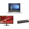 HP EliteBook 840 G7 + Fujitsu Thunderbolt 4 Port Replikator with 170W adapter FPCPR401BP + Lenovo ThinkVision T27i-10 27