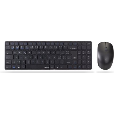 Set klávesnice a myši Rapoo 9300M Set, čierna - CZ/SK (RAPOO9300MB)