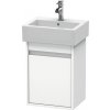 Duravit Ketho skrinka 40x32x55 cm závesná kúpeľňová skrinka pod umývadlo biela KT6630R1818