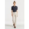 Gant džínsy chain print cropped jeans biela