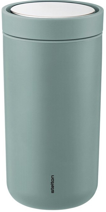 Stelton termohrnček Go Click 200 ml dusty green