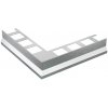 BP9/1 balkónová lišta rohová ACARA, nerez V2A, 22 mm, 85 mm, 1 ks