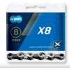 KMC Reťaz X 8 strieborno-šedá 114 článkov, X-8-93 vrátane spojky Zvoľte Variant: Balenie-n