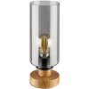 RABALUX 74120 Tanno stolná lampička 1xE27 V260mm imitácia dreva, dymová