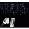 VOLTRONIC svetelný dážď 15 m, 600 LED, studená biela