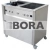 Kuchynský modul - vozík profi - 2x Varná doska - Odsávač 668111