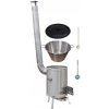 Perfect Cauldron kotlík na guláš nerez 1,2 mm 40 l, pokrievka smalt 53 cm, Perfect Cauldron kotlina nerez 45 cm LUX, vareška 50 cm SMREK, naberačka antikor INOX